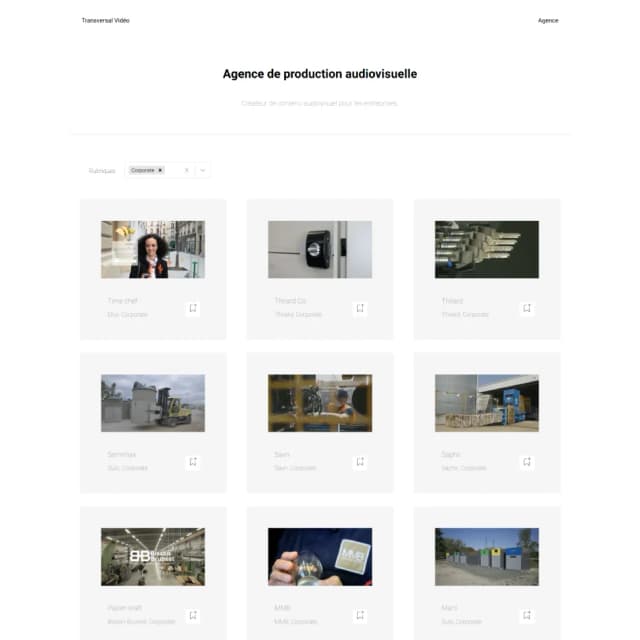 Thumbnail for Site catalogue de vidéos avec gestion avancée et profils utilisateurs