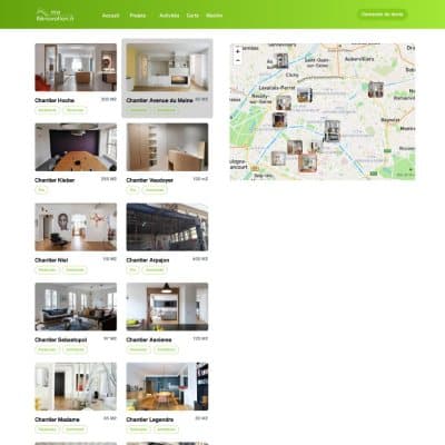 Thumbnail for Un site sobre et efficace au service de la rénovation parisienne