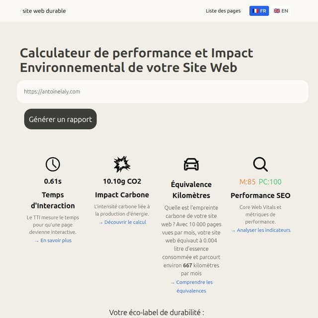 Thumbnail for Mesure de l’empreinte carbone des sites web